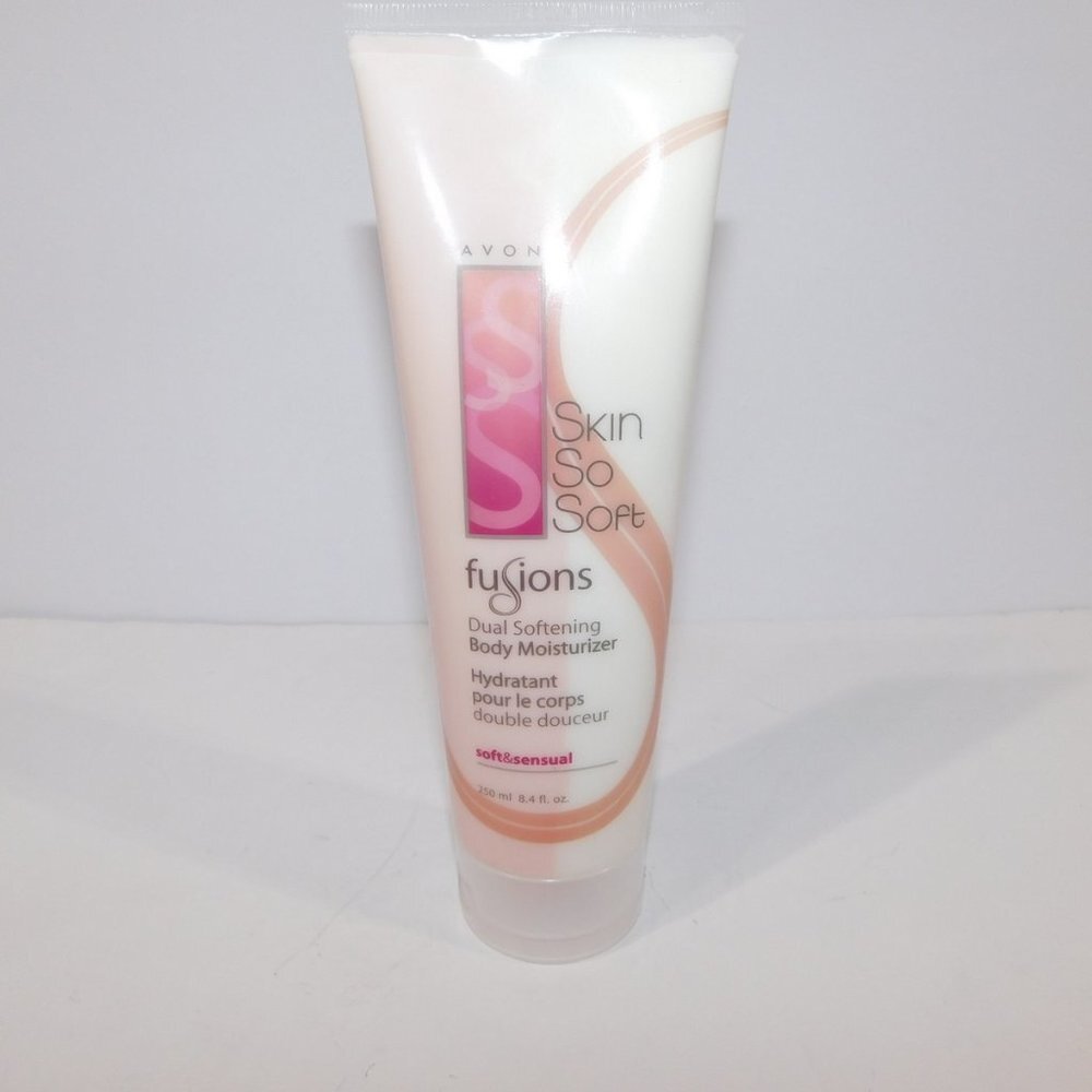 Avon Skin So Soft Fusions 8.4 oz  Dual Softening Body Moisturizer NEW